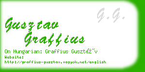 gusztav graffius business card
